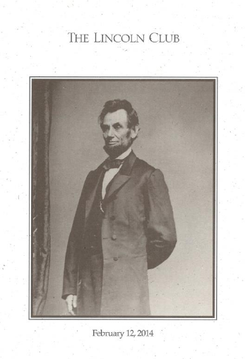 Black and white portrait of Abraham Lincoln in formal attire.
